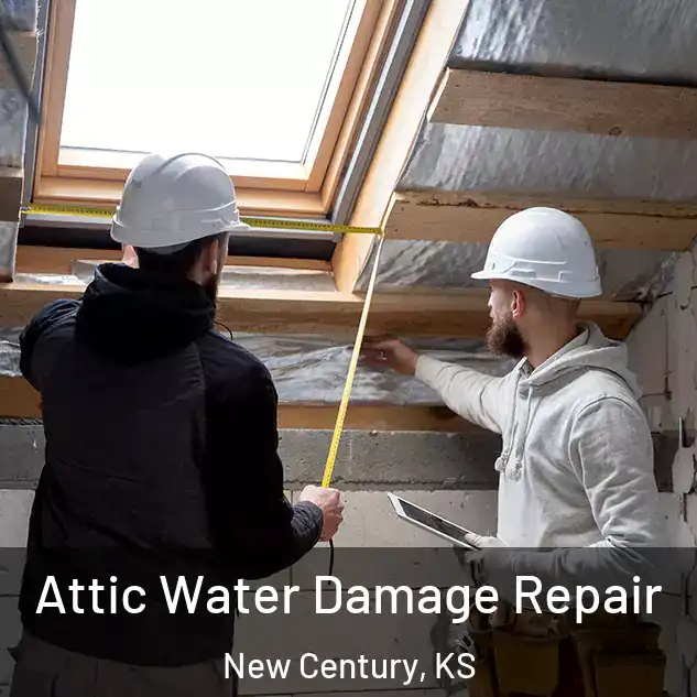  Attic Water Damage Repair New Century, KS