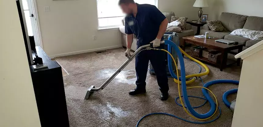 Flooded Basement Carpet Cleanup New Century