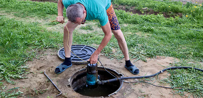 Outdoor Sewage Cleanup in New Century