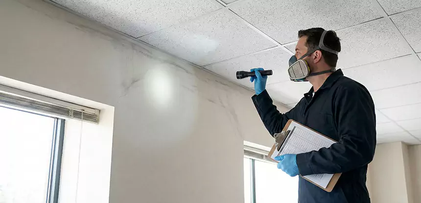 Ceiling Water Damage Inspection in New Century