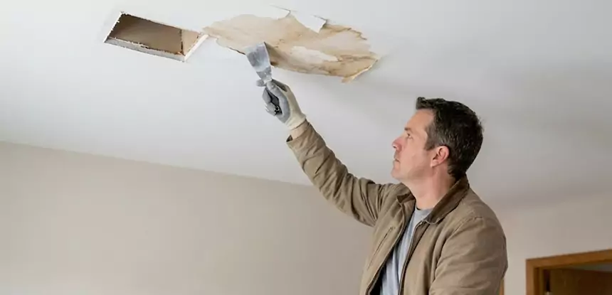 Dry Ceiling After Water Leak in New Century