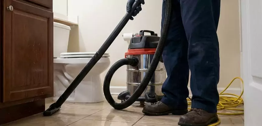Fix Bathroom Floor Water Damage New Century