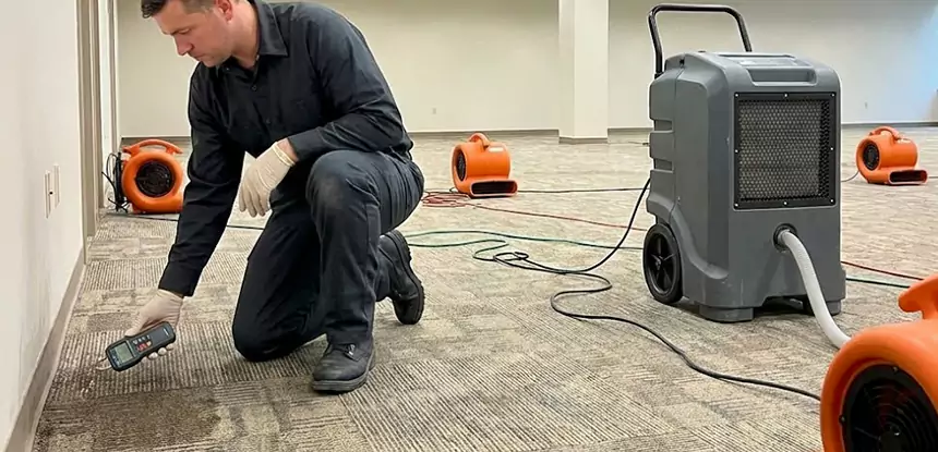 Drying Carpet Padding After Flood in New Century