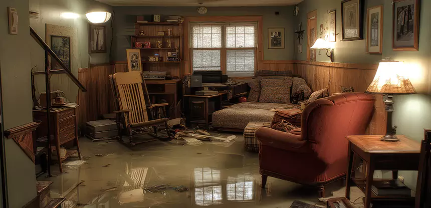 Professional Wet Basement Cleanup Services in New Century, KS