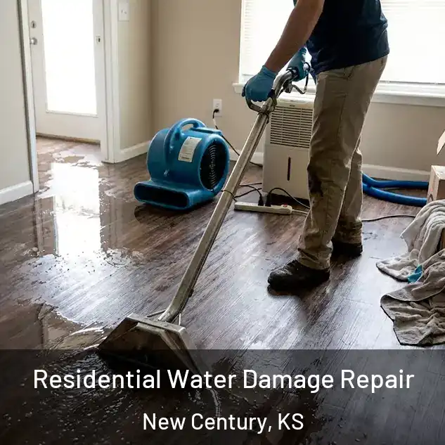  Residential Water Damage Repair New Century, KS